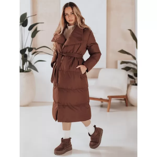  Plašč DSTREET TY4962 RJAVA 