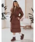 Plašč DSTREET TY4962 RJAVA