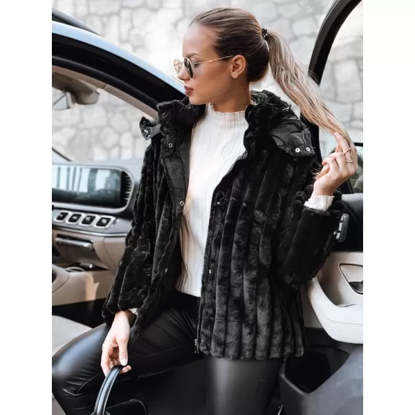  Ženska jakna DSTREET TY5276 ČRNA 