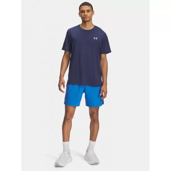  Moške kratke hlače UNDER ARMOUR UA LAUNCH 7'' SHORTS 1382620-402 MODRA 