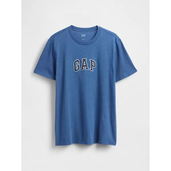  Moška majica s kratkimi rokavi GAP LOGO TEE 570044-45 SVETLO INDIGO 