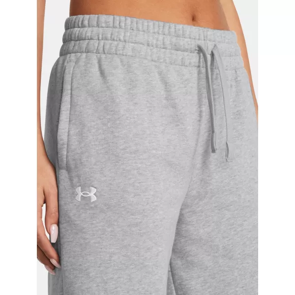  Ženske športne hlače UNDER ARMOUR UA RIVAL FLC STRAIGHT PANT 1381847-011 SIVA 