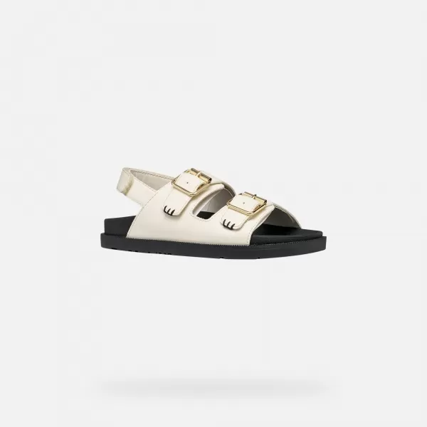 Dekliški sandali GEOX SANDAL FOAMMENTERA J65P0A000BCC1058 KREMASTO 