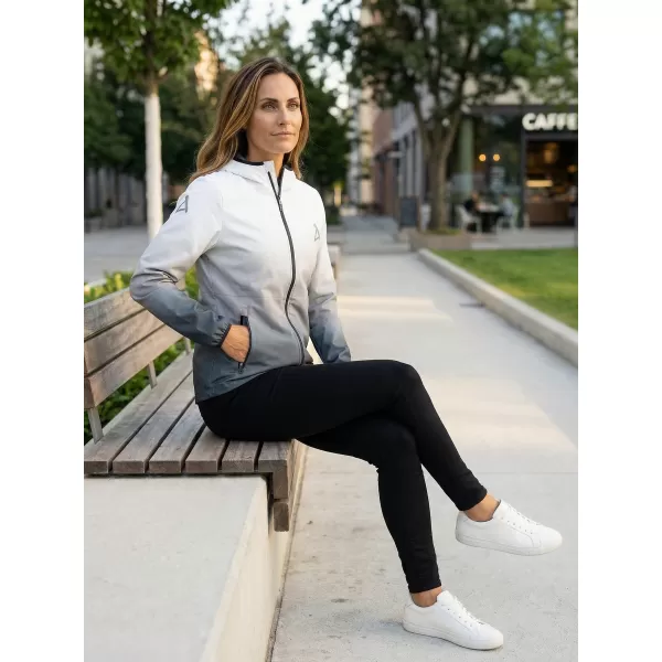  Ženska vrhunska softshell jakna ALTISPORT VOJ/ALW126JACK01 ČRNO-BELO 