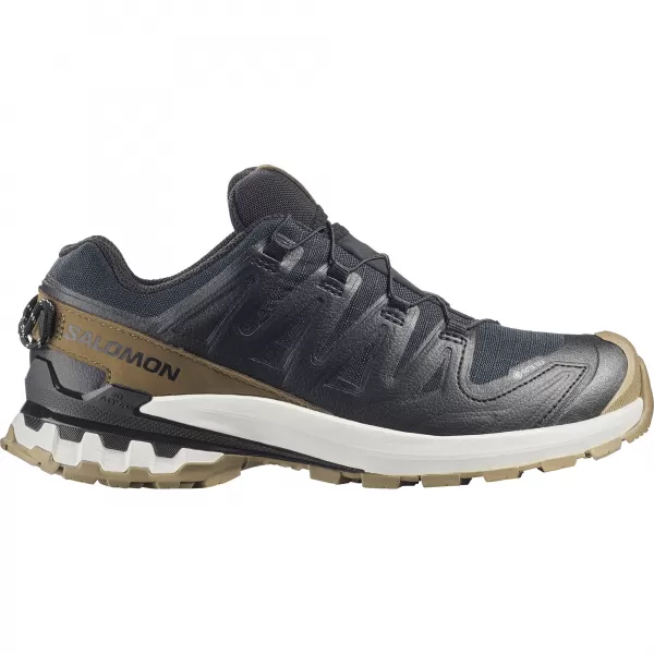  Ženski čevlji SALOMON XA PRO 3D V9 GTX LIFELONG W L47999700 ČRNA/KOJOTSKO RJAVA/VANILIJEV LED 