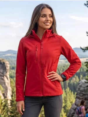 Ženska softshell jakna ALTISPORT NoPrint NP/ALW945 RDEČA