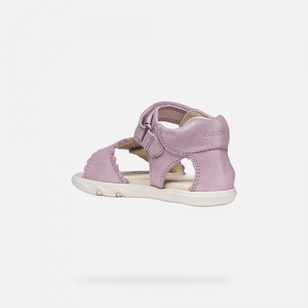  Dekliški sandali GEOX SANDAL STEPPIEUP B656QB000CRC8020 ROZA 
