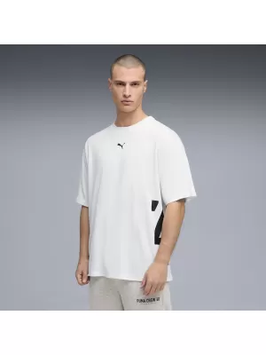 Moška majica s kratkimi rokavi PUMA M GRAPHIC OVERSIZED TEE 528528_02 PUMA BELA