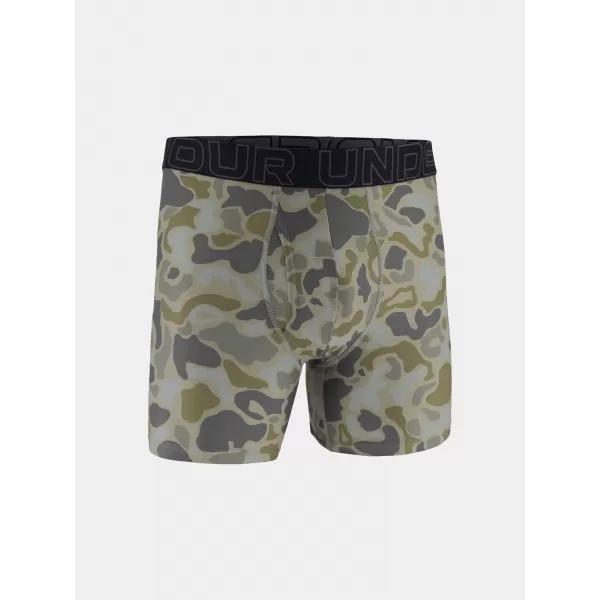  Moške boksarice UNDER ARMOUR UA PERFORMANCE TECH - PRINT 6IN - 1PK 1383875-069 TITAN 