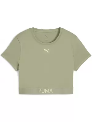 Ženska majica s kratkimi rokavi PUMA W STRONG TEE - SHORT 526805-82 LUKS VOJSKA