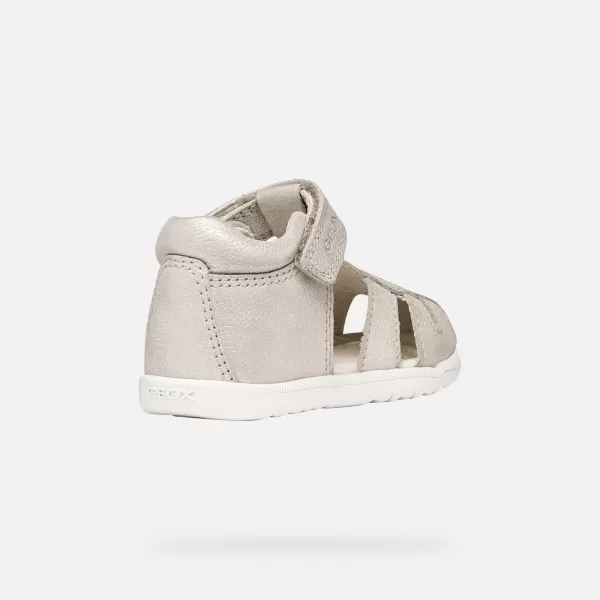  Prvi koraki deklet GEOX SANDAL MACCHIA B654WA0MAEWC0262 SIVA 