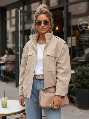 Ženska jakna DSTREET TY5653 BEŽ