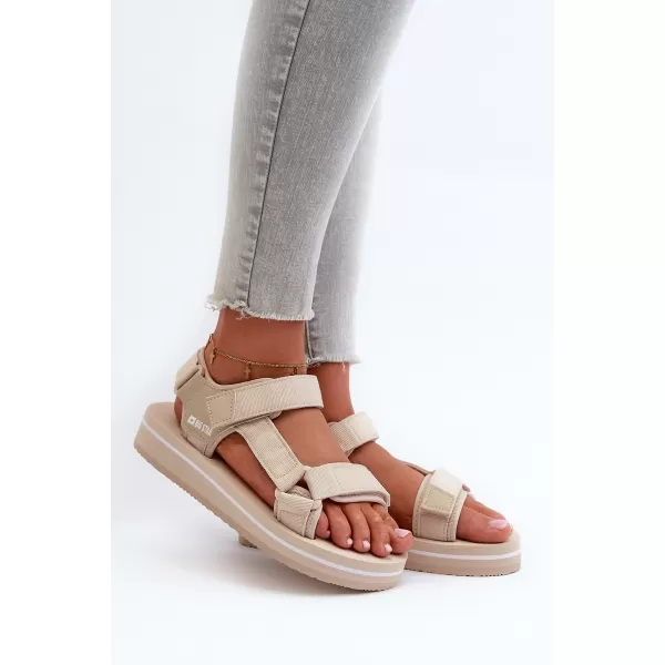  Ženski čevlji BIG STAR NN274A535 BEIGE Big Star Shoes 
