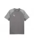 Moška majica s kratkimi rokavi PUMA TEAMLIGA26 JERSEY 659721_13 FLAT MEDIUM GRAY/ RAVNO SREDNJE SIVA/PUMA BELA