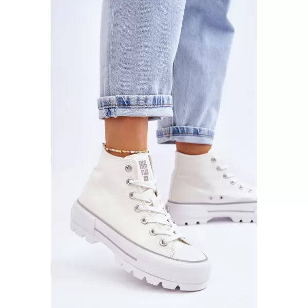  Ženske superge BIG STAR LL274156 WHITE Big Star Shoes 