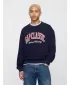 Moški pulover GAP CLASSIC LOGO SWEATSHIRT 744748-01 MORNARIŠKA UNIFORMA