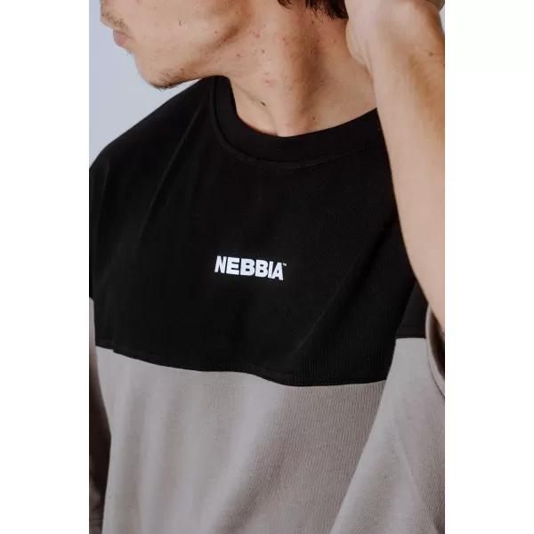  Oversized majica s kratkimi rokavi POWER 898 SVETLO RJAVA PEPELNA Nebbia 