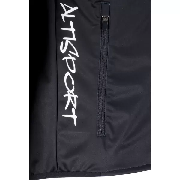  Moška vrhunska softshell jakna ALTISPORT VOJ/ALM051JACK01 SIVKASTO ČRNA 
