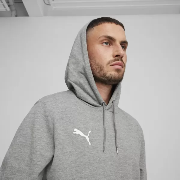 Moški pulover PUMA TEAMGOAL CASUALS HOODY 658618_33 SREDNJE SIVA VRESA/BELA 