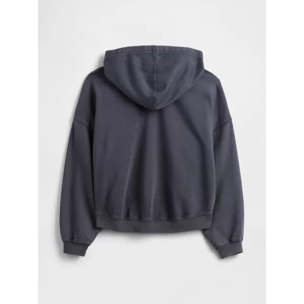  Ženski pulover GAP LOGO PULLOVER HOODIE 429497-99 GLOBOKO MORNARSKO MODRA 