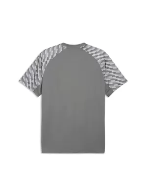 Moška majica s kratkimi rokavi PUMA TEAMLIGA26 JERSEY 659721_13 FLAT MEDIUM GRAY/ RAVNO SREDNJE SIVA/PUMA BELA