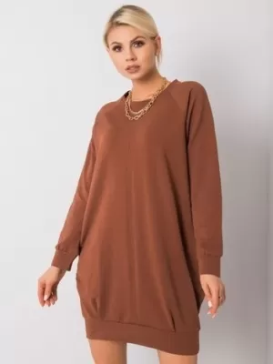 Obleka BASIC FEEL GOOD RV-TU-5184.93P SVETLO RJAVA