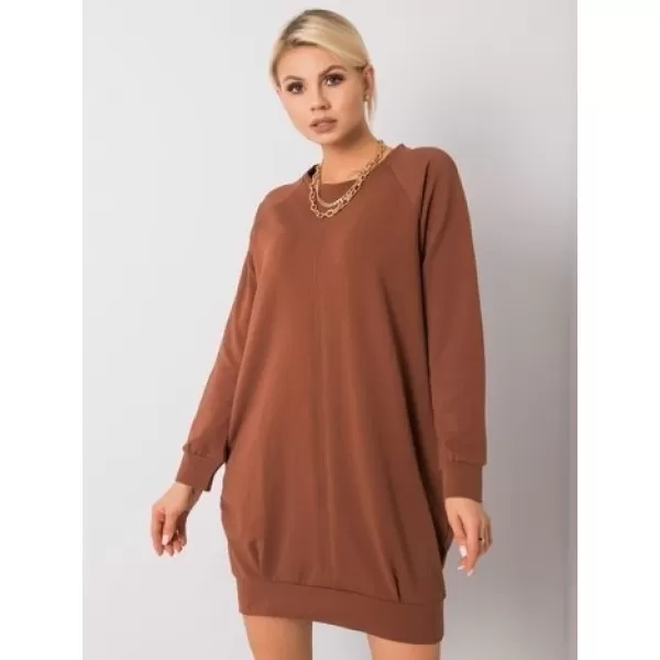  Obleka BASIC FEEL GOOD RV-TU-5184.93P SVETLO RJAVA 