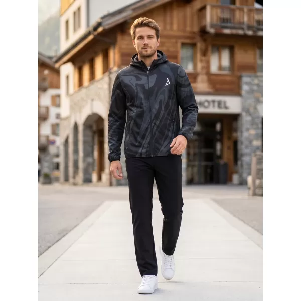  Moška vrhunska softshell jakna ALTISPORT VOJ/ALM072JACK01 ČRNA 