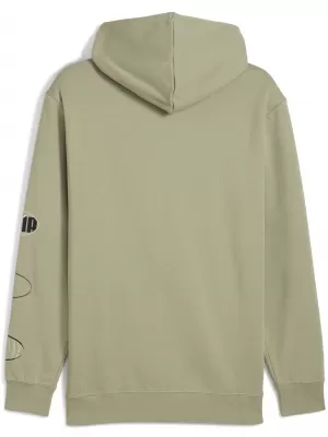 Moški pulover PUMA ESS LOGO LAB HOODIE 688180-82 LUKS VOJSKA