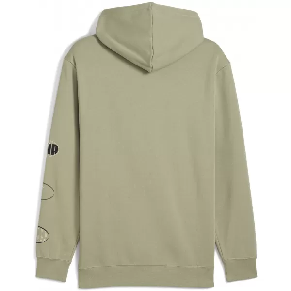  Moški pulover PUMA ESS LOGO LAB HOODIE 688180-82 LUKS VOJSKA 