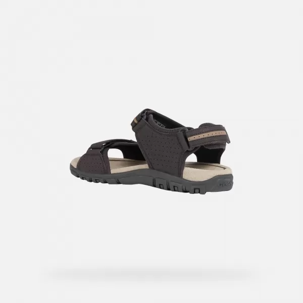  Moški sandali GEOX UOMO SANDAL STRADA G003039 TEMNO RJAVA 