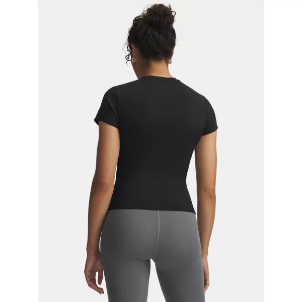  Ženska majica s kratkimi rokavi UNDER ARMOUR MOTION FITTED SS EMEA 6012291-001 ČRNA 