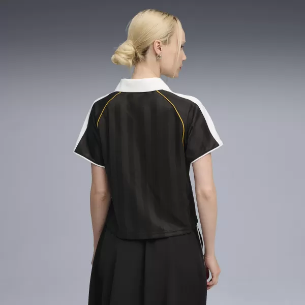  Ženska funkcionalna majica PUMA T7 RELAXED FOOTBALL JERSEY 632157-01 ČRNA PUMA 