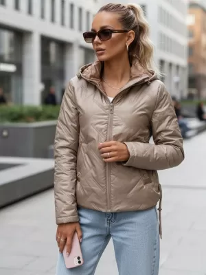 Ženska jakna DSTREET TY5633 KARAMELA
