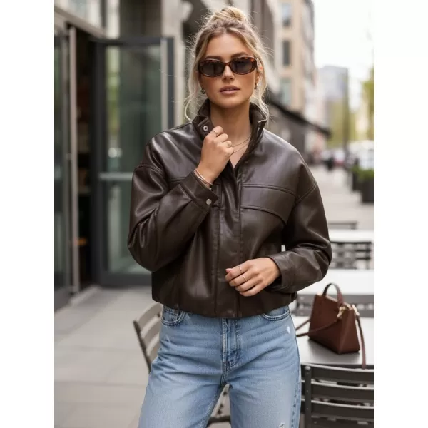  Ženska jakna DSTREET TY5650 RJAVA 