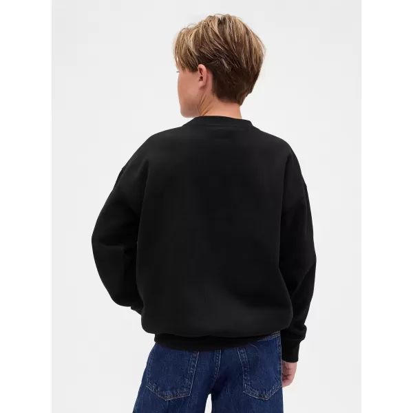  Otroški pulover GAP CREW RELAXED SWEATSHIRT 844233-00 ČRNA 