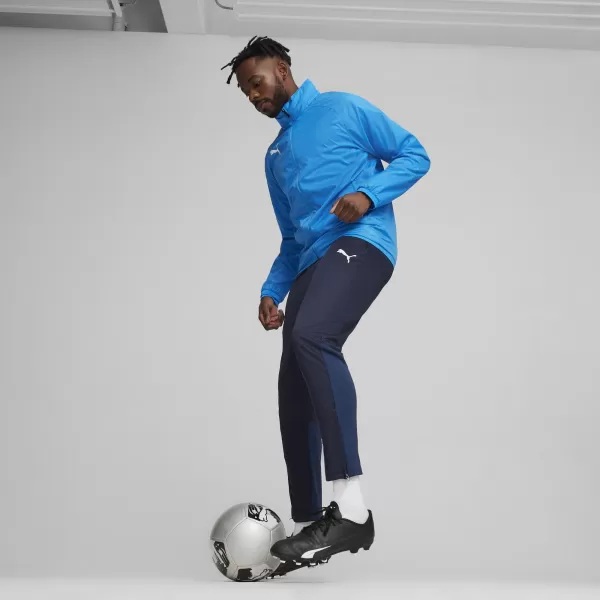  Moška jakna PUMA TEAMGOAL ALL WEATHER JACKET 659038-02 E.BLUE LEMONADE/ E.BLUE LEMONADE/PUMA BELA 