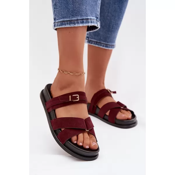  Ženski copati BOTO SELORINA 41592 BORDO 