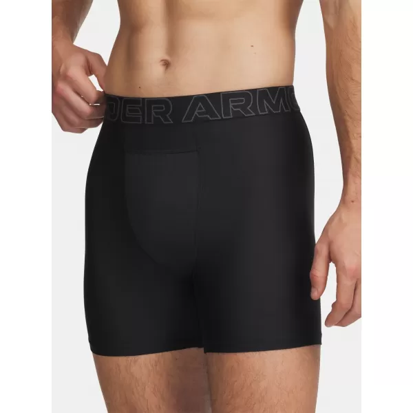  Moške boksarice UNDER ARMOUR PERFORMANCE POUCH - SOLID 6IN - 2 6011474-001 ČRNA 