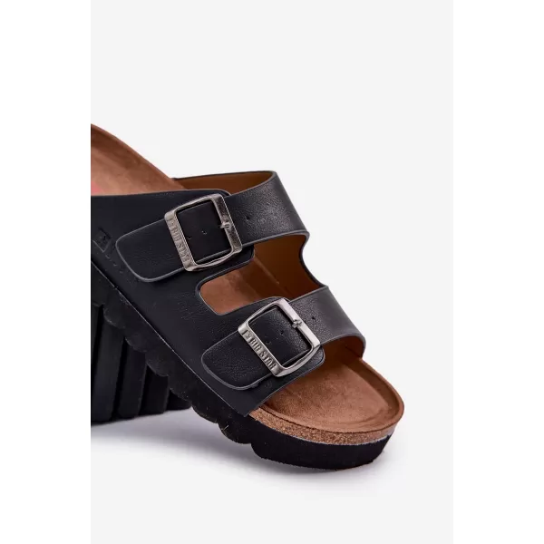  Moški natikači BIG STAR NN174531 BLACK Big Star Shoes 