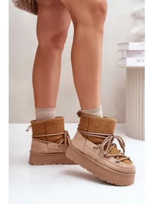 Ženski snežaki BOTO MAVORA 34284 KAKI