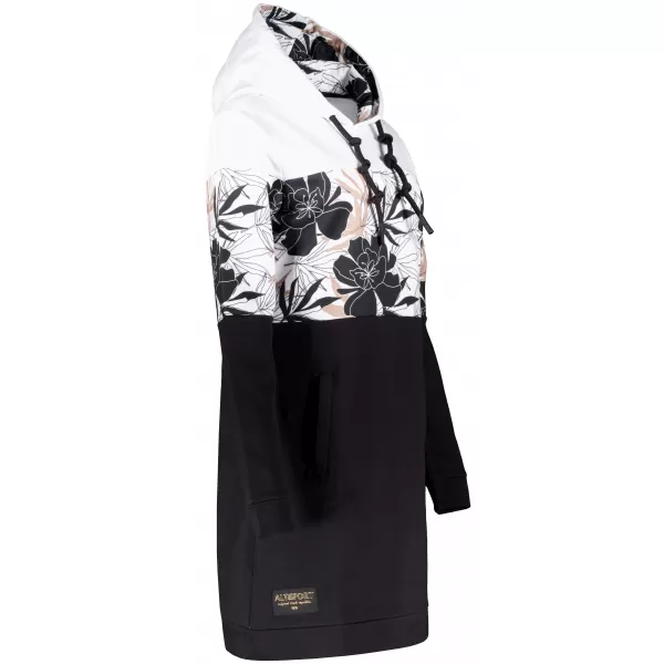  Ženski pulover ALTISPORT HETHER ČRNO/BELO 