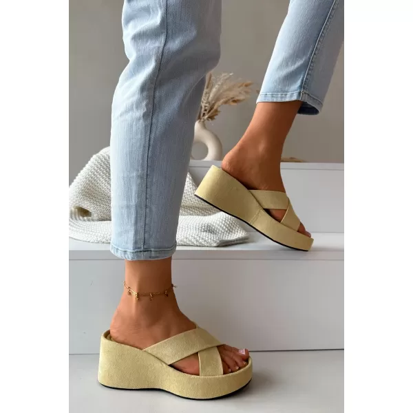  Ženski copati BOTO CALORINE 41358 RUMENA 