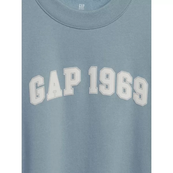  Otroški pulover GAP LOGO SWEATSHIRT 826982-00 NOVO ANGLEŠKO NEBO 