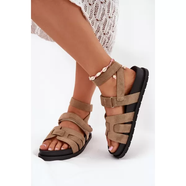  Ženske sandale BOTO VALPERA 37804 KAKI 