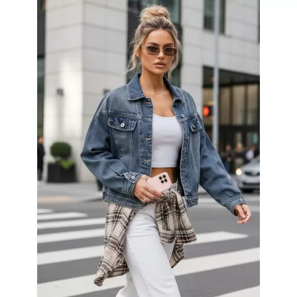  Ženska jakna DSTREET TY5632 MODRA 