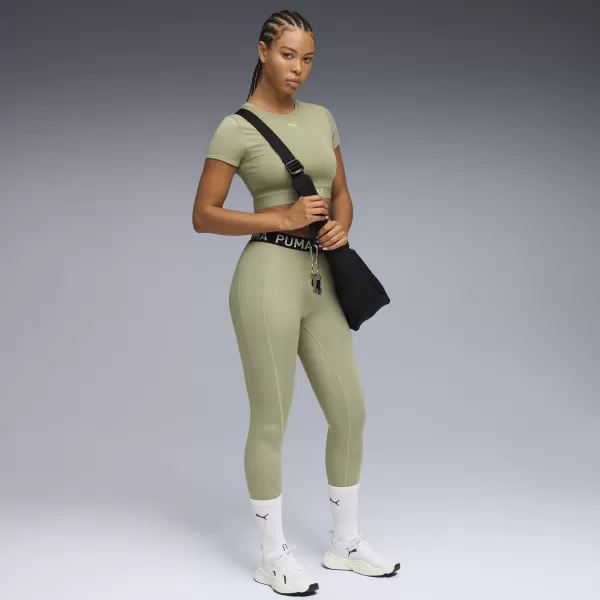  Ženska majica s kratkimi rokavi PUMA W STRONG TEE - SHORT 526805-82 LUKS VOJSKA 