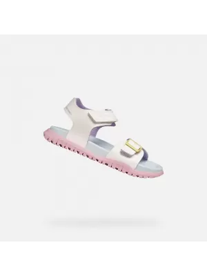 Dekliški sandali GEOX SANDAL FUSBETTO J35HQA000BCC0653 BELA