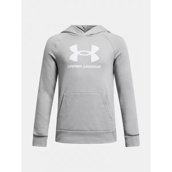  Fantovski pulover UNDER ARMOUR UA RIVAL FLEECE BL HOODIE 1379791-011 SIVA 