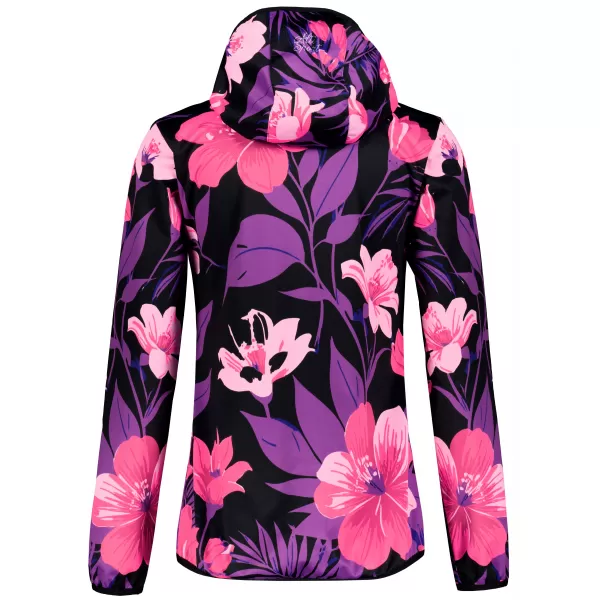  Ženska vrhunska softshell jakna ALTISPORT VOJ/ALW115JACK01 VIJOLIČNA/ČRNA 